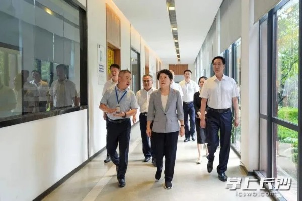 湖南省委常委、長沙市委書記吳桂英調(diào)研中偉
